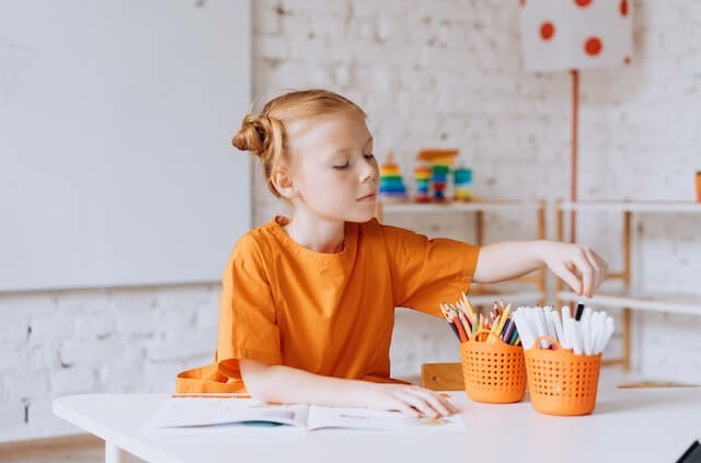 Children on the spectrum in a classroom