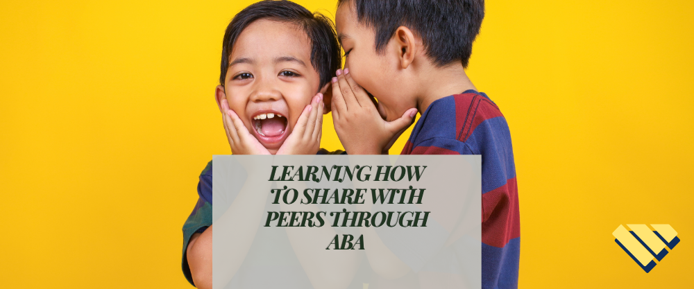 Learning How to Share with Peers Through ABA